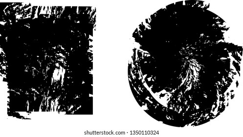 Grunge post Stamps Collection, Circles. Banners, Insignias , Logos, Icons, Labels and Badges Set . vector distress textures.blank shapes.