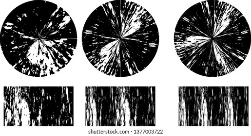 Grunge post Stamps Collection, Circles. Banners, Insignias , Logos, Icons, Labels and Badges Set . vector distress textures.blank shapes.
