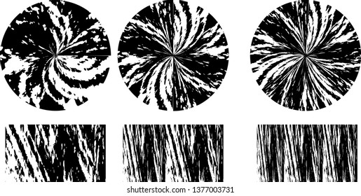 Grunge post Stamps Collection, Circles. Banners, Insignias , Logos, Icons, Labels and Badges Set . vector distress textures.blank shapes.