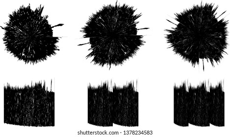 Grunge post Stamps Collection, Circles. Banners, Insignias , Logos, Icons, Labels and Badges Set . vector distress textures.blank shapes.