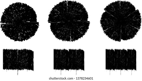 Grunge post Stamps Collection, Circles. Banners, Insignias , Logos, Icons, Labels and Badges Set . vector distress textures.blank shapes.