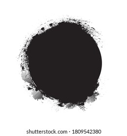 Grunge la colección de sellos postales, círculos. Banners, Insignias, Logotipos, Iconos, Etiquetas y Badges Set. texturas de distrés vectorial.formas en blanco.