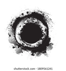 Grunge post Stamps Collection, Circles. Banners, Insignias , Logos, Icons, Labels and Badges Set . vector distress textures.blank shapes.