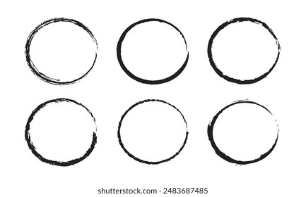 Grunge post Stamps Collection, Circles. Banners, Insignias , Logos, Icons, Labels and Badges Set . vector distress textures.blank shapes.