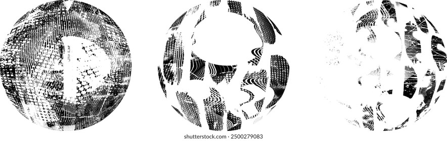Grunge post Stamps Collection, Circles. Banners, Insignias , Logos, Icons, Labels and Badges Set . vector distress textures.blank shapes.