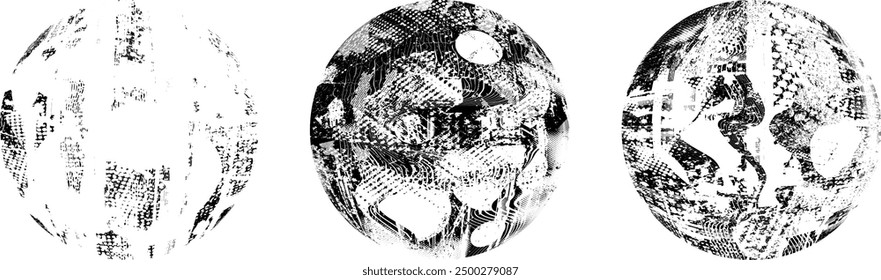 Grunge post Stamps Collection, Circles. Banners, Insignias , Logos, Icons, Labels and Badges Set . vector distress textures.blank shapes.