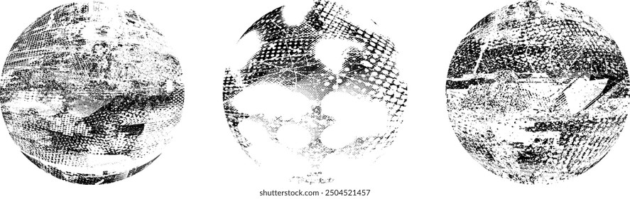 Grunge post Stamps Collection, Circles. Banners, Insignias , Logos, Icons, Labels and Badges Set . vector distress textures.blank shapes.