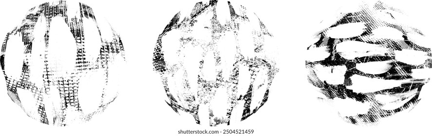 Grunge post Stamps Collection, Circles. Banners, Insignias , Logos, Icons, Labels and Badges Set . vector distress textures.blank shapes.