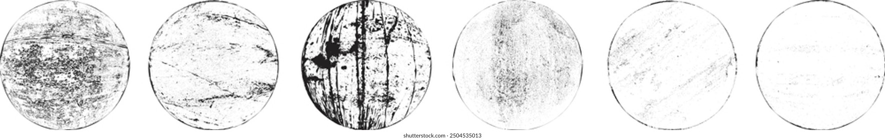 Grunge post Stamps Collection, Circles. Banners, Insignias , Logos, Icons, Labels and Badges Set . vector distress textures.blank shapes.