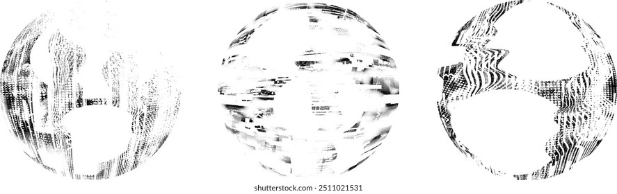 Grunge Post Coleção de Selos, Círculos. Banners, Insignias , Logotipos, Ícones, Rótulos e Emblemas . vetores aflige texturas.formas em branco.