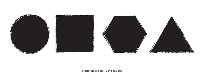 Grunge post Stamps Collection, Circles. Banners, Insignias , Logos, Icons, Labels and Badges Set . vector distress textures. blank shapes.