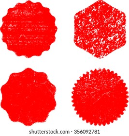 Grunge post Stamps Collection, Circles. Banners, Insignias , Logos, Icons, Labels and Badges Set . vector distress textures.blank shapes.retro frames.