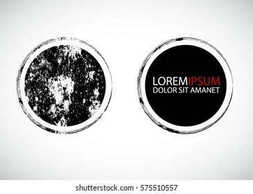 Grunge post Stamps Collection, Circles. Banners, Insignias , Logos, Icons, Labels and Badges Set . vector distress textures.blank shapes.