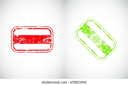 Grunge post Stamps Collection, Circles. Banners, Insignias , Logos, Icons, Labels and Badges Set . vector distress textures.blank shapes.