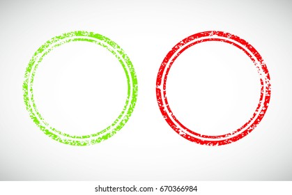 Grunge post Stamps Collection, Circles. Banners, Insignias , Logos, Icons, Labels and Badges Set . vector distress textures.blank shapes.
