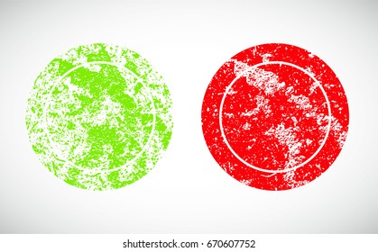 Grunge post Stamps Collection, Circles. Banners, Insignias , Logos, Icons, Labels and Badges Set . vector distress textures.blank shapes.