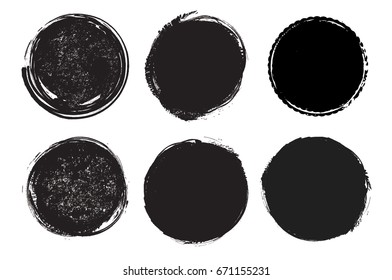 Grunge post Stamps Collection, Circles. Banners, Insignias , Logos, Icons, Labels and Badges Set . vector distress textures.blank shapes.
