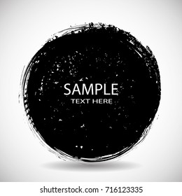Grunge post Stamps Collection, Circles. Banners, Insignias , Logos, Icons, Labels and Badges Set . vector distress textures. round shapes.