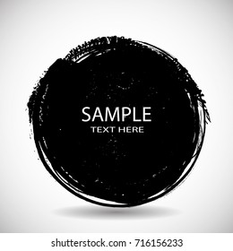 Grunge post Stamps Collection, Circles. Banners, Insignias , Logos, Icons, Labels and Badges Set . vector distress textures. round shapes.