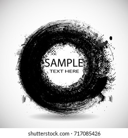 Grunge post Stamps Collection, Circles. Banners, Insignias , Logos, Icons, Labels and Badges Set . vector distress textures. round shapes.