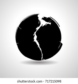 Grunge post Stamps Collection, Circles. Banners, Insignias , Logos, Icons, Labels and Badges Set . vector distress textures. round shapes.