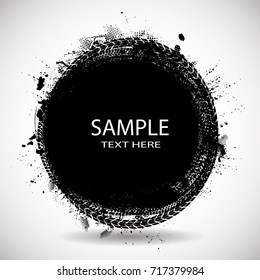 Grunge post Stamps Collection, Circles. Banners, Insignias , Logos, Icons, Labels and Badges Set . vector distress textures. round shapes.