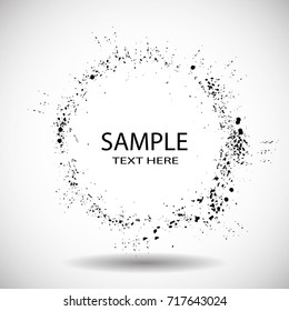 Grunge post Stamps Collection, Circles. Banners, Insignias , Logos, Icons, Labels and Badges Set . vector distress textures. round shapes.