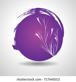 Grunge post Stamps Collection, Circles. Banners, Insignias , Logos, Icons, Labels and Badges Set . vector distress textures. round shapes with floral elements.
