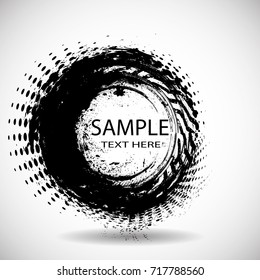 Grunge post Stamps Collection, Circles. Banners, Insignias , Logos, Icons, Labels and Badges Set . vector distress textures. round shapes.