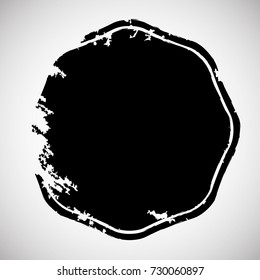 Grunge post Stamps Collection, Circles. Banners, Insignias , Logos, Icons, Labels and Badges Set . vector distress textures.blank shapes.