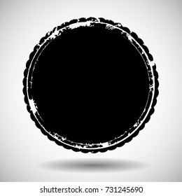 Grunge post Stamps Collection, Circles. Banners, Insignias , Logos, Icons, Labels and Badges Set . vector distress textures.blank shapes.