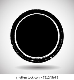 Grunge post Stamps Collection, Circles. Banners, Insignias , Logos, Icons, Labels and Badges Set . vector distress textures.blank shapes.