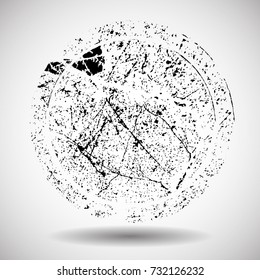 Grunge post Stamps Collection, Circles. Banners, Insignias , Logos, Icons, Labels and Badges Set . vector distress textures.blank shapes.