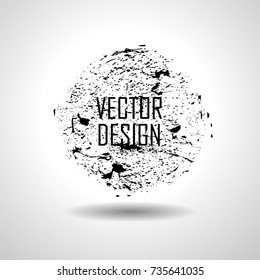 Grunge post Stamps Collection, Circles. Banners, Insignias , Logos, Icons, Labels and Badges Set . vector distress textures.blank shapes.