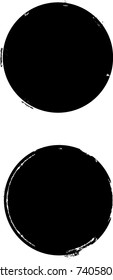 Grunge post Stamps Collection, Circles. Banners, Insignias , Logos, Icons, Labels and Badges Set . vector distress textures.blank shapes.