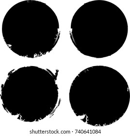 Grunge post Stamps Collection, Circles. Banners, Insignias , Logos, Icons, Labels and Badges Set . vector distress textures.blank shapes.