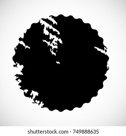 Grunge post Stamps Collection, Circles. Banners, Insignias , Logos, Icons, Labels and Badges Set . vector distress textures.blank shapes.