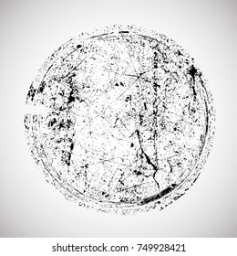 Grunge post Stamps Collection, Circles. Banners, Insignias , Logos, Icons, Labels and Badges Set . vector distress textures.blank shapes.