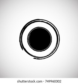 Grunge post Stamps Collection, Circles. Banners, Insignias , Logos, Icons, Labels and Badges Set . vector distress textures.blank shapes.