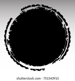 Grunge post Stamps Collection, Circles. Banners, Insignias , Logos, Icons, Labels and Badges Set . vector distress textures.blank shapes.