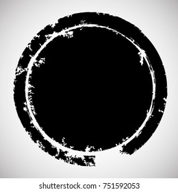 Grunge post Stamps Collection, Circles. Banners, Insignias , Logos, Icons, Labels and Badges Set . vector distress textures.blank shapes.