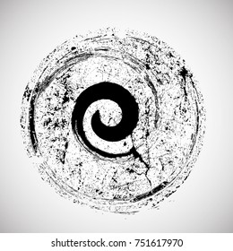 Grunge post Stamps Collection, Circles. Banners, Insignias , Logos, Icons, Labels and Badges Set . vector distress textures.blank shapes.