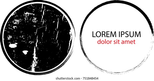 Grunge post Stamps Collection, Circles. Banners, Insignias , Logos, Icons, Labels and Badges Set . vector distress textures.blank shapes
