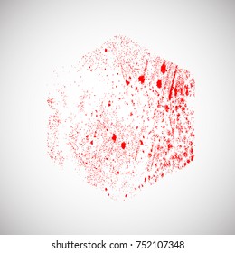 Grunge post Stamps Collection, Circles. Banners, Insignias , Logos, Icons, Labels and Badges Set . vector distress textures.blank shapes.