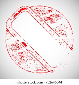 Grunge post Stamps Collection, Circles. Banners, Insignias , Logos, Icons, Labels and Badges Set . vector distress textures.blank shapes.
