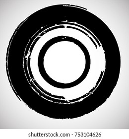 Grunge post Stamps Collection, Circles. Banners, Insignias , Logos, Icons, Labels and Badges Set . vector distress textures.blank shapes.