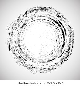 Grunge post Stamps Collection, Circles. Banners, Insignias , Logos, Icons, Labels and Badges Set . vector distress textures.blank shapes.
