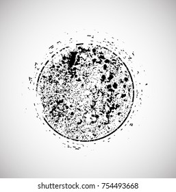 Grunge post Stamps Collection, Circles. Banners, Insignias , Logos, Icons, Labels and Badges Set . vector distress textures.blank shapes.