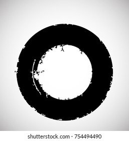 Grunge post Stamps Collection, Circles. Banners, Insignias , Logos, Icons, Labels and Badges Set . vector distress textures.blank shapes.