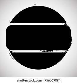 Grunge post Stamps Collection, Circles. Banners, Insignias , Logos, Icons, Labels and Badges Set . vector distress textures. vintage blank shapes.